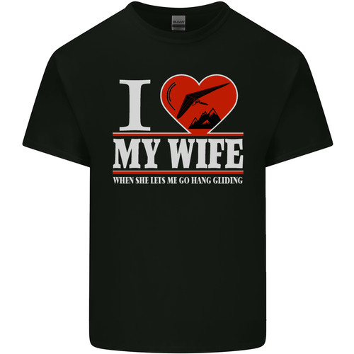 Heart wife hang gliding - my,