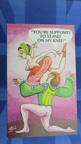 Saucy comic postcard - comic, 1960's
