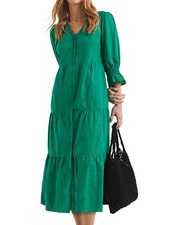 JD Williams Midi Dress GREEN