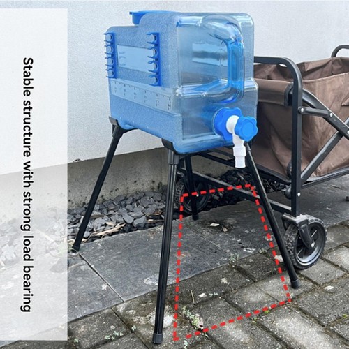 Camping water bucket stand - water,