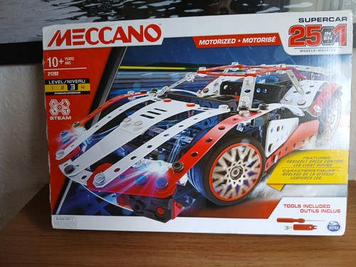 Meccano motorized supercar - meccano,