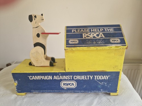 Vintage rspca begging dog - rspca,