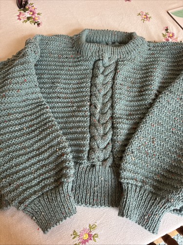 Hand knitted aran - knitted, jumper
