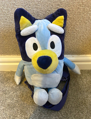 Bluey plush character backpack - character,