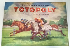 Totopoly The Great Race Game By Manufacturers Of Monopoly Vintage Boxed Complete