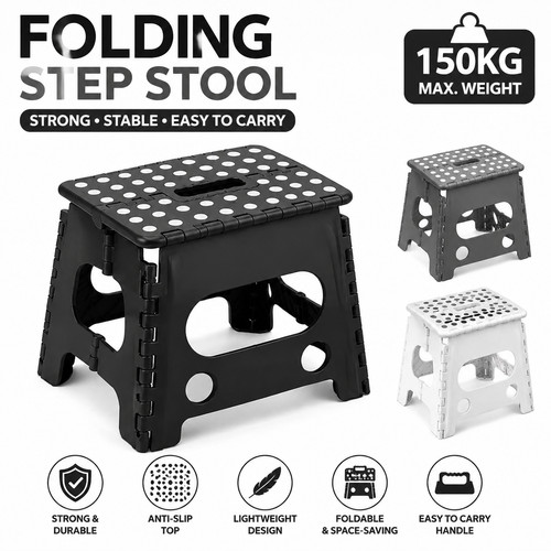 Large 150kg folding step stool - large,