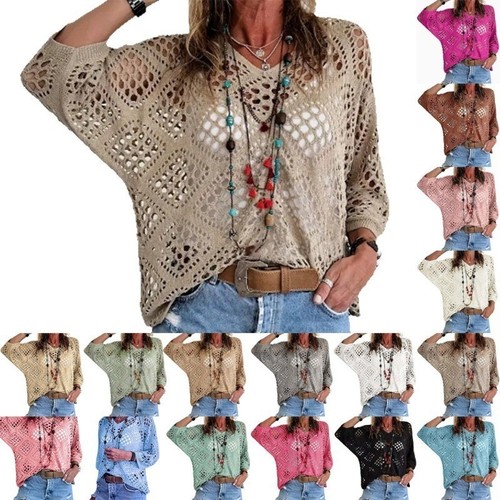 Womens hollow tee shirts - hollow,