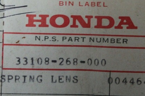 Honda nos spring lens - honda, unit