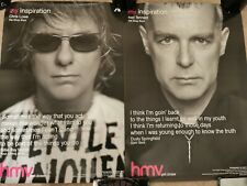 PET SHOP BOYS SET OF 2 HMV MY INSPIRATION POSTERS LOWE TENNANT