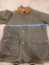 Waxed Oil Skin Jacket and Trouser Set Vintage New Never Worn Size Large Olive