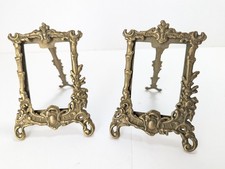 Pair Of Vintage Standing Brass