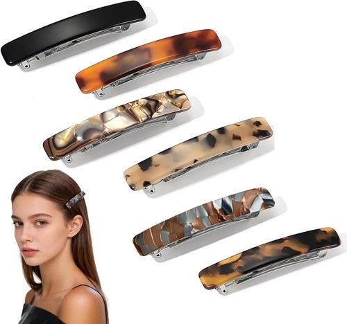 6pcs french barrette hair - french,