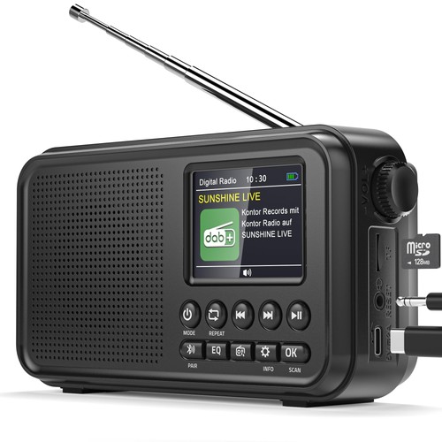 Mesqool dab bluetooth - dab/dab+, fm