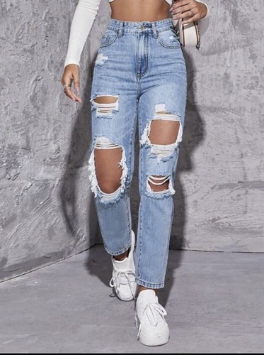 Shein high rise straight - high,