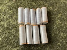 Mettler  Stickgarn Embroidery Cotton Thread  No30 white /off white ,x 9 Spools