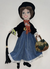 Disney Mary Poppins Soft Plush Stuffed Doll 51cm Bag/Umbrella Store Exclusive
