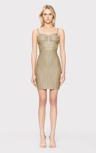 Nwt 990 herve leger lurex - leger,