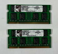Set of 2 Kingston KVR800D2S6/2G 2GB 800MHz 200-pin DDR2 SO-DIMM RAM 4GB in total