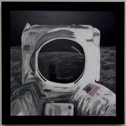 Original astronaut acrylic - original,
