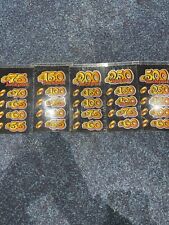 Bell Fruit "Lord Of the Rings" Club Fruit Machine 5 x Jackpot / Win Plan Decals