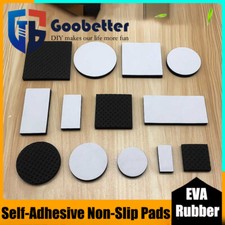Self-Adhesive Protector Rubber-Mat Non-Slip Pads Chair Leg Sofa Table Feet T:4mm