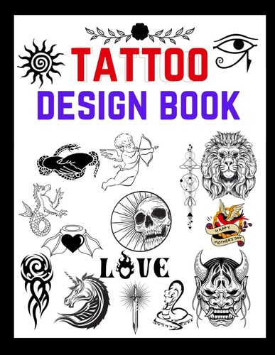 Tattoo design book and - tattoo,