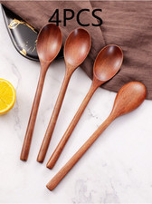 4x Wooden Spoons Bamboo