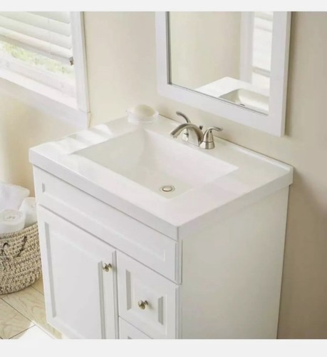 Cultured marble vanity - vanity, top