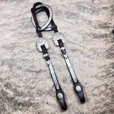 Circle Y Double Ear Silver Show Headstall