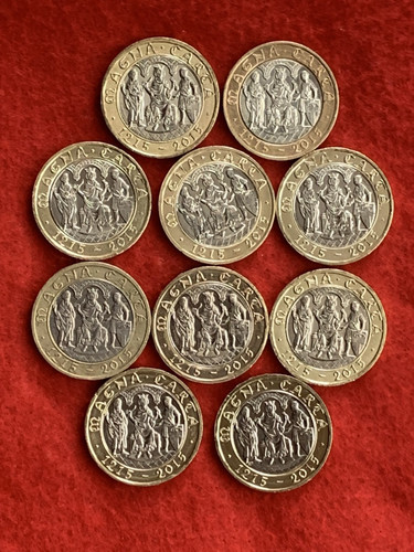 Coin 2015 magna carta x - £2:,