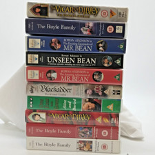 Job Lot VHS X10 90's UK TV