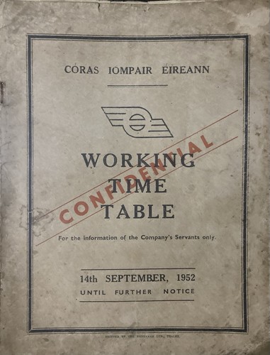 Cie irish railway working - cie,