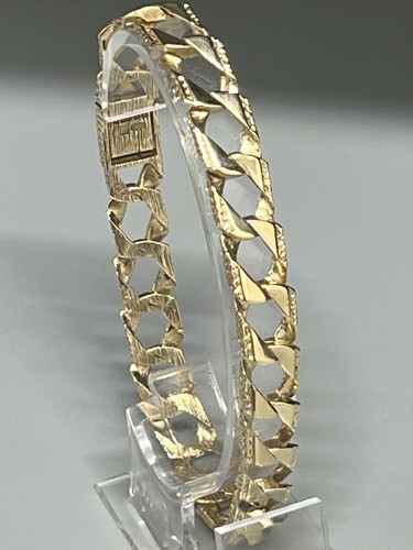 9ct gold men - 9ct, curb