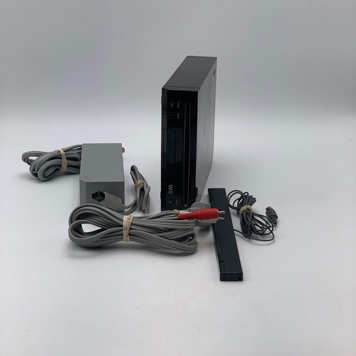 Nintendo wii black rvl - nintendo, rvl-101