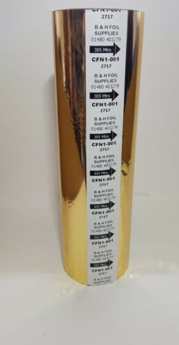 Gold foil used - hot,