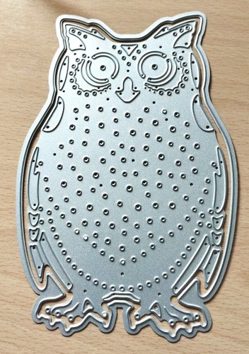 Large owl die - set,