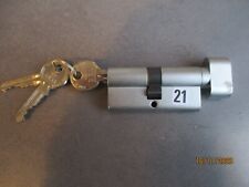 'CISA' Eurolock 65mm lock cylinder & 3 keys. Unused.