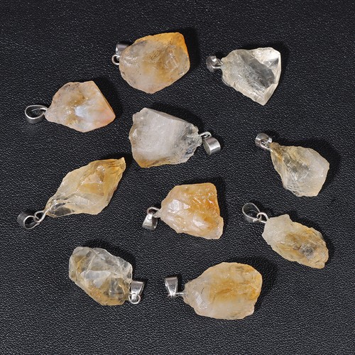 Natural stone pendant - natural,
