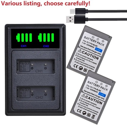 Battery charger for - charger, olympus