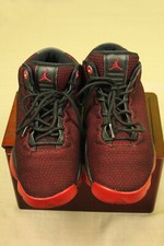 Nike Jordan Horizon 845099-001 Sz 6.5Y Low BG Basketball Shoe Sneakers Black Red