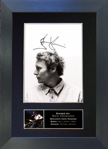 Ben howard signed mounted - ben,