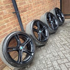 20" BMW Style 361m alloy wheels & tyres staggered 3 4 series 5x120 F32 F36 4x 
