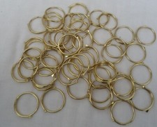 25mm metal split rings Roman blind cord curtain tie repair 10,20,50