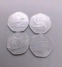 JOBLOT x4 Olympic 50p Coins