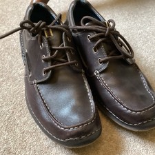 Mens Clarks Brown Leather
