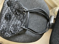 DENTS BLACK LEATHER HANDBAG