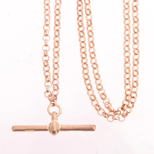 Edwardian 9ct rose gold double - 9ct,