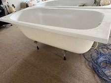 White Bath Tubs X 1 Available Fibreglass And Gel Coat 180cm X 80cm