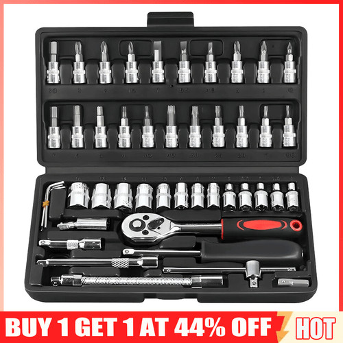 46pcs spanner socket - socket, ratchet