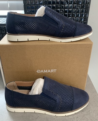Damart womens mocassin navy - damart,